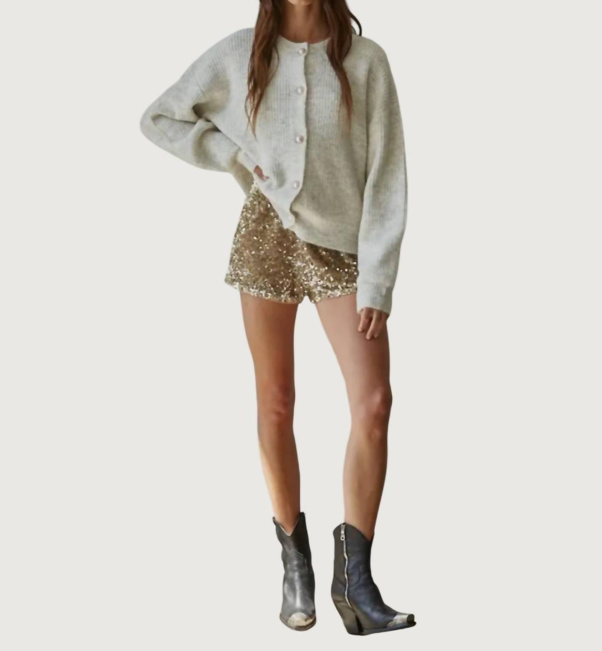 By Together - Sequin Micro Short