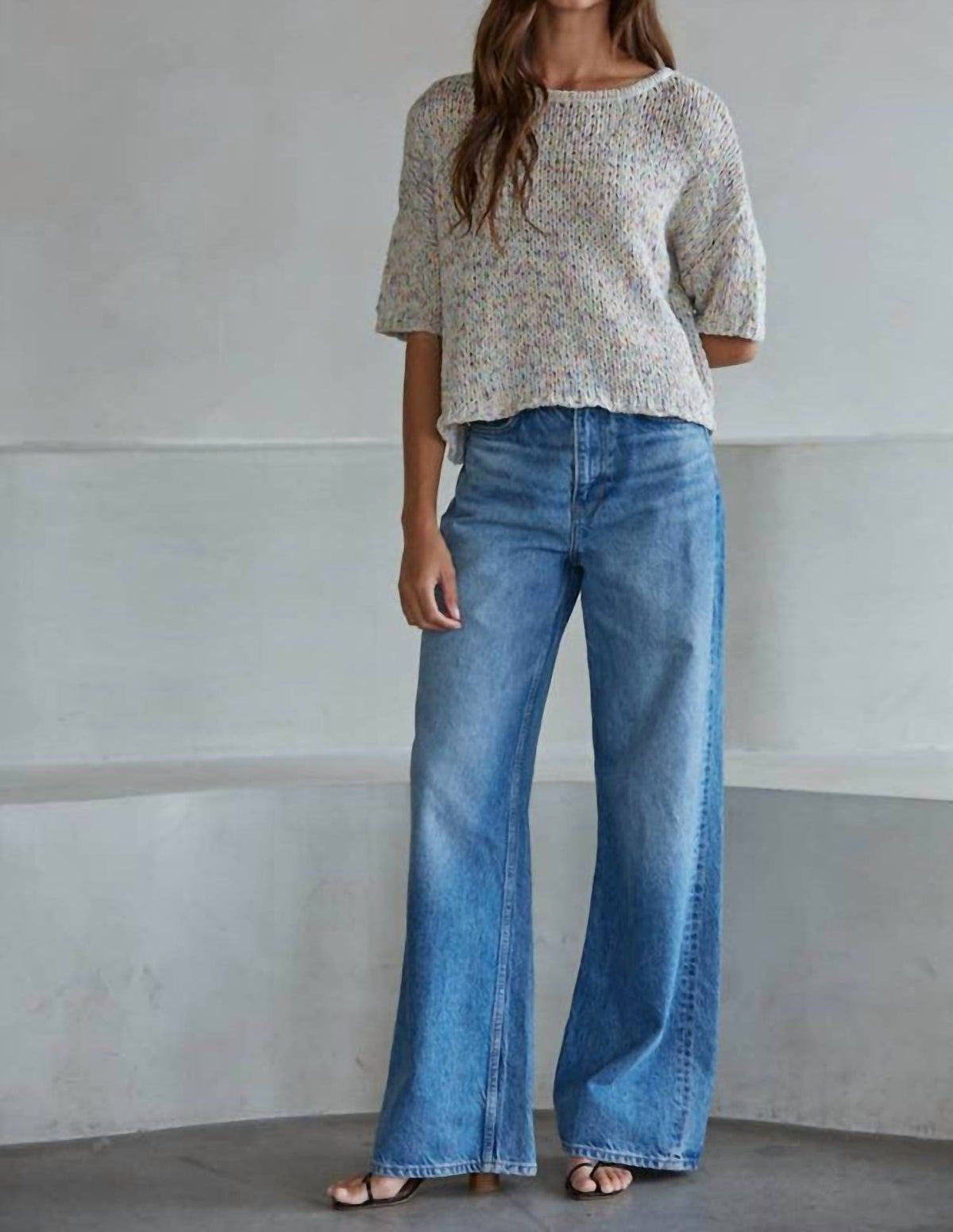 By Together - Short Sleeve Crew Sweater
