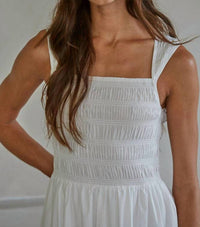 By Together - Square Neck Smocked Dress