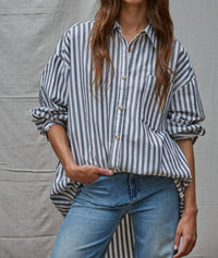 By Together - Striped Oversized Shirt