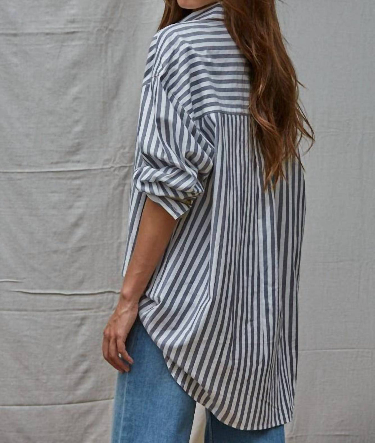 By Together - Striped Oversized Shirt