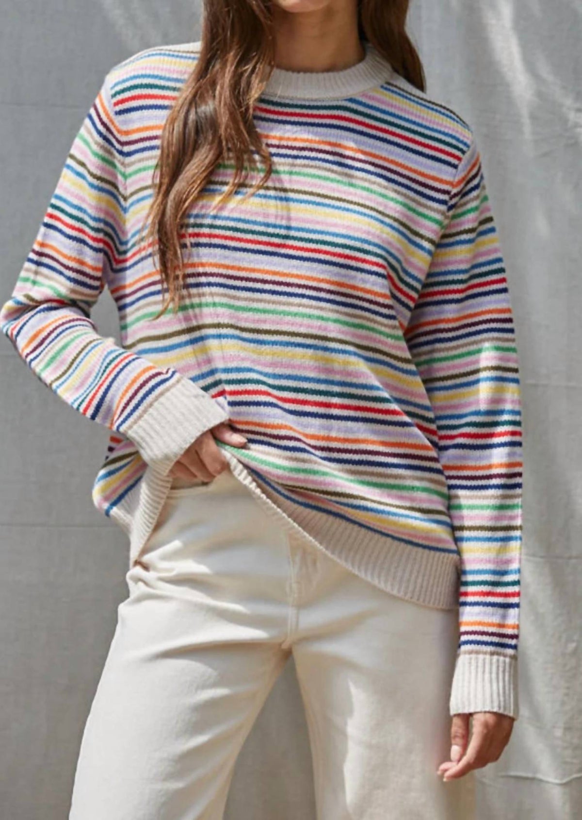 By Together - Striped Pullover Sweater