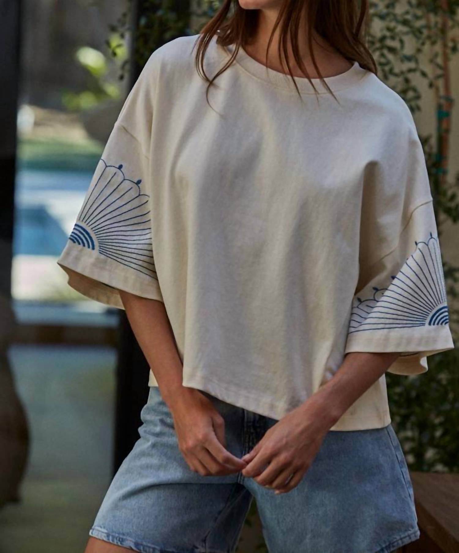 By Together - Threaded Tee - clothing - cotton - patterned