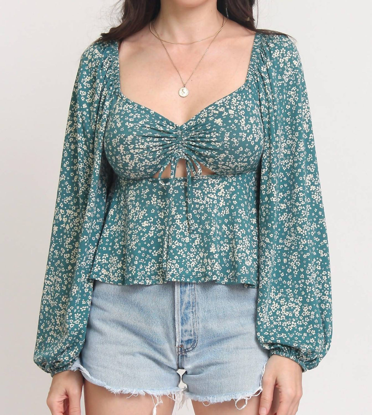 By Together - Willow Balloon Sleeves Top