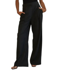 By Together - Woven Wide Leg Pant - black - clothing - pants