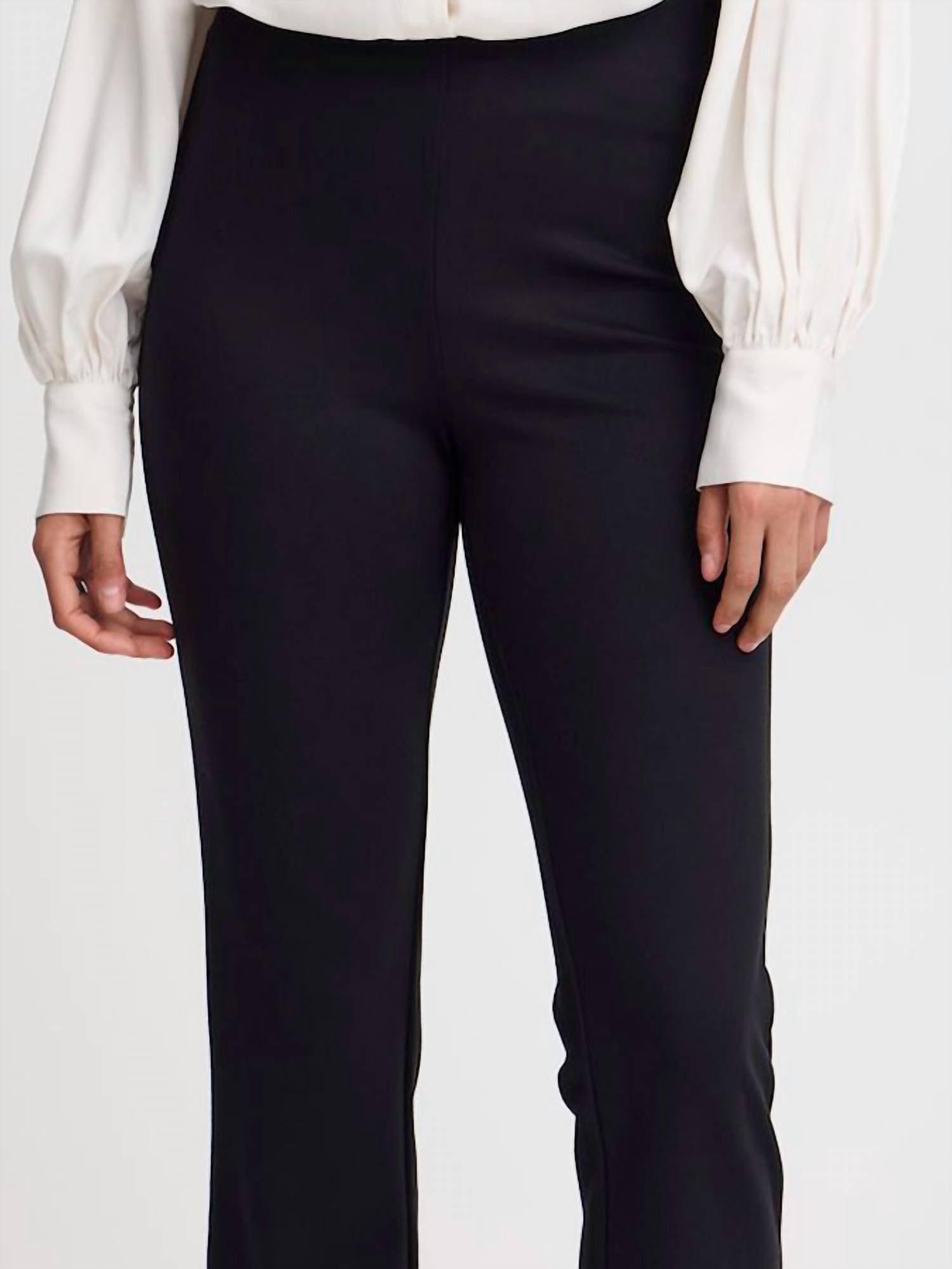 B.Young - Parrin Flared Trouser - black - clothing - pants