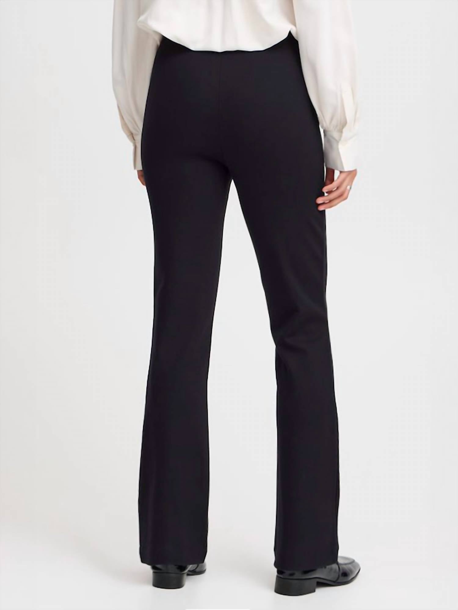 B.Young - Parrin Flared Trouser - black - clothing - pants
