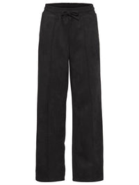B.Young - Tomira Faux Suede wideleg pant - black - clothing - pants