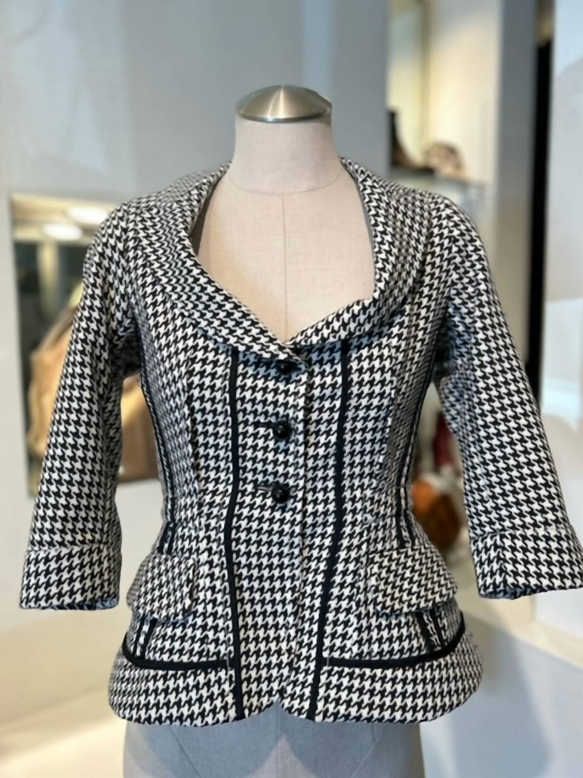 HOUNDSTOOTH JACKET