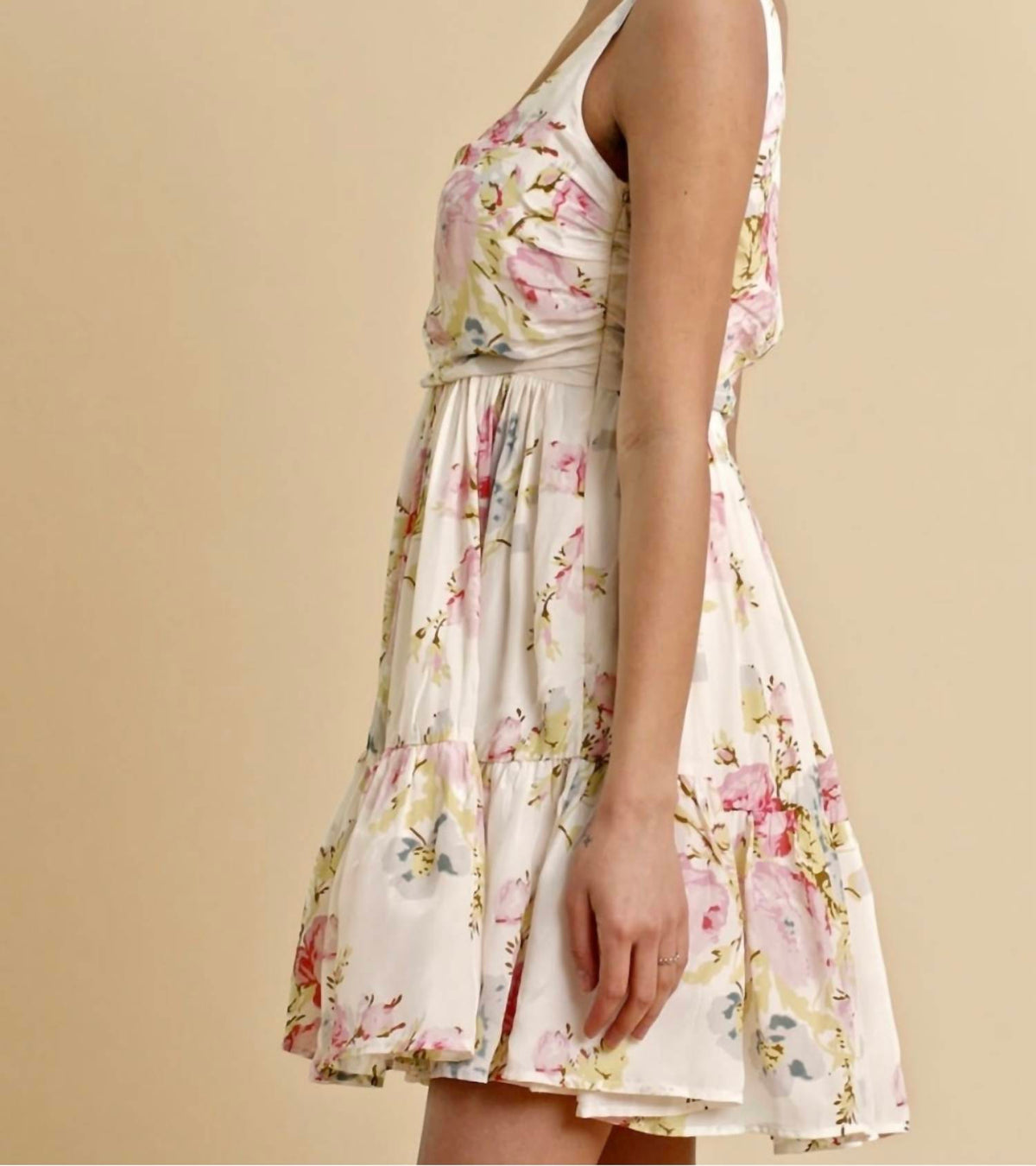 Bytimo - Satin Mini Strap Dress