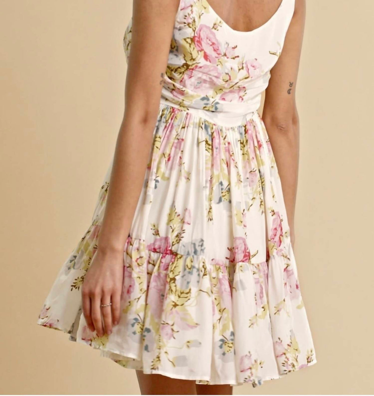 Bytimo - Satin Mini Strap Dress