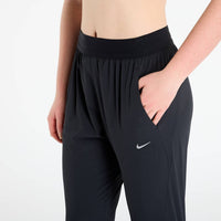 NIKE Dri-fit Mid-rise Running Pant in black black reflective silver - women's pants - alternate view
