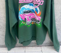 Daydreamer - Beach Boys Surf Usa Oversized Crew Sweatshirt