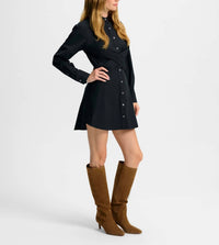Veronica Beard - Ellers Mini Wrap Shirtdress
