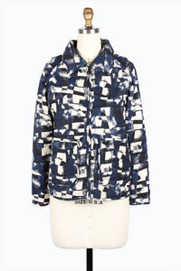 DAMEE Abstract Quilted Jacket in multi - women's jacket
