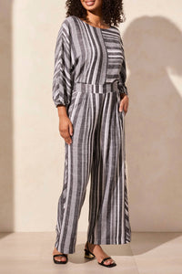 Tribal - PULL ON FLOWY WIDE PANT
