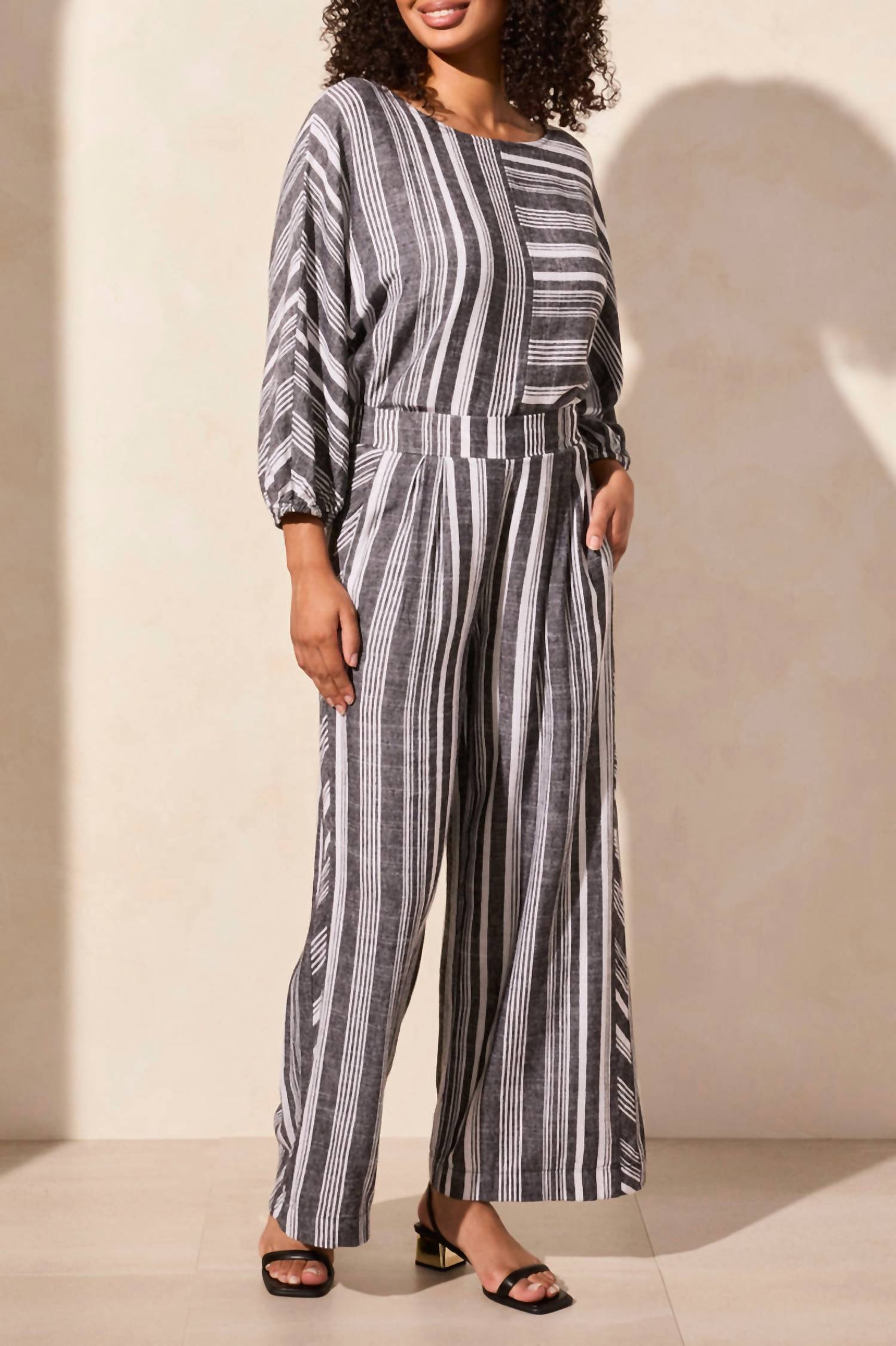 Tribal - PULL ON FLOWY WIDE PANT
