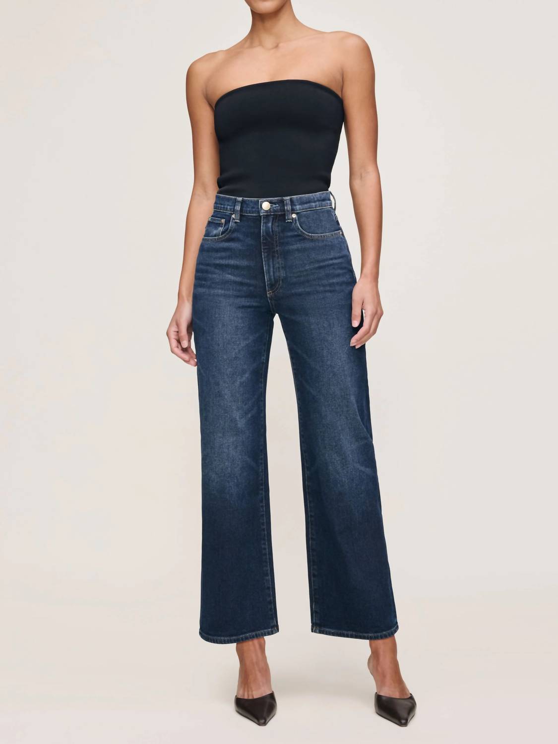 Dl1961 - Women'S - Karmine Refined Wide Leg Jeans