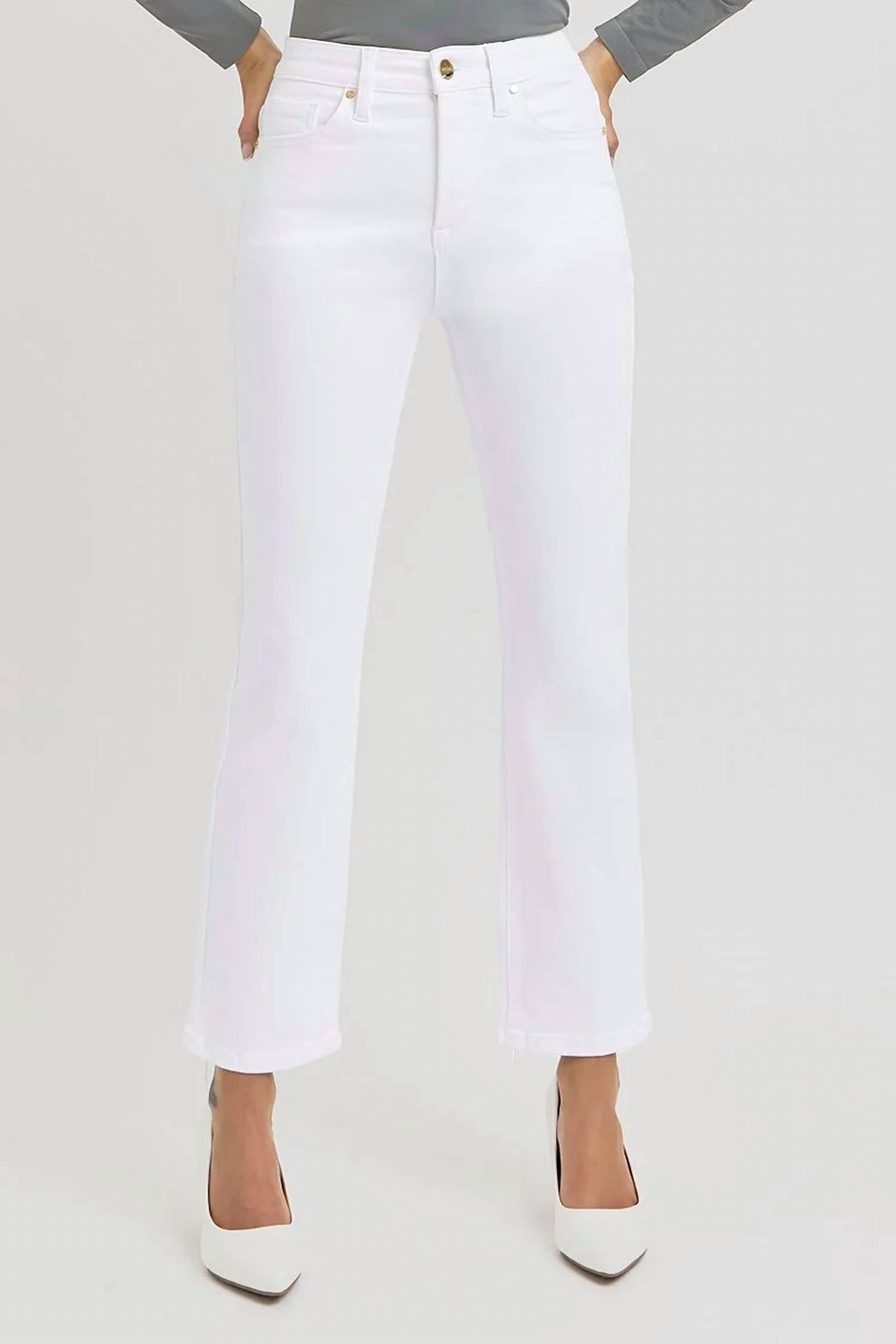 Risen - Nessa High-rise Straight-leg Crop Jeans