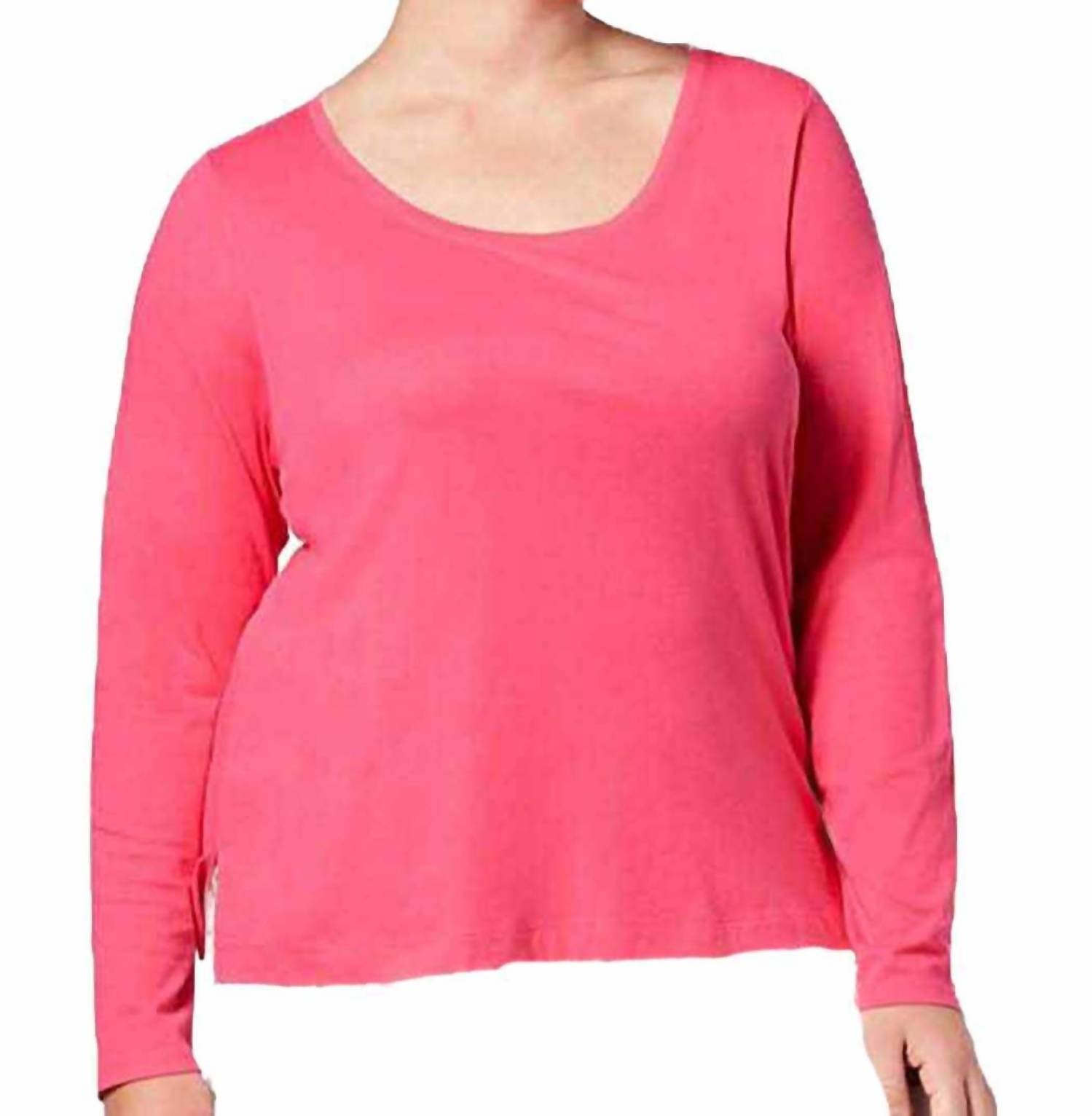 Jenni By Jennifer Moore - Women's Fleece Long Sleeve Pajama Top