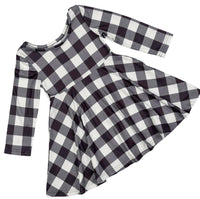 Okie + Lou - Girls Chic Gingham Dress
