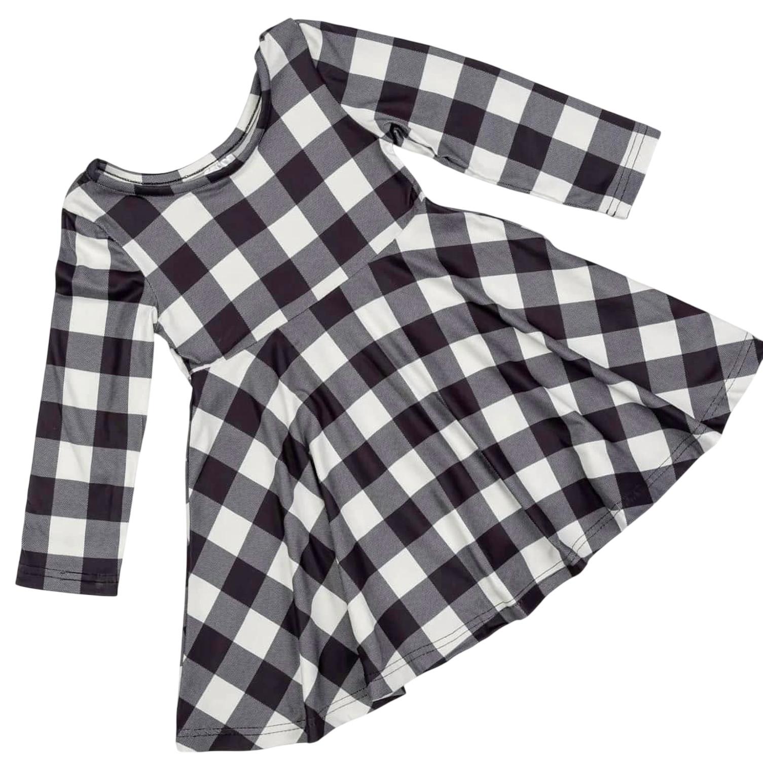 Okie + Lou - Girls Chic Gingham Dress