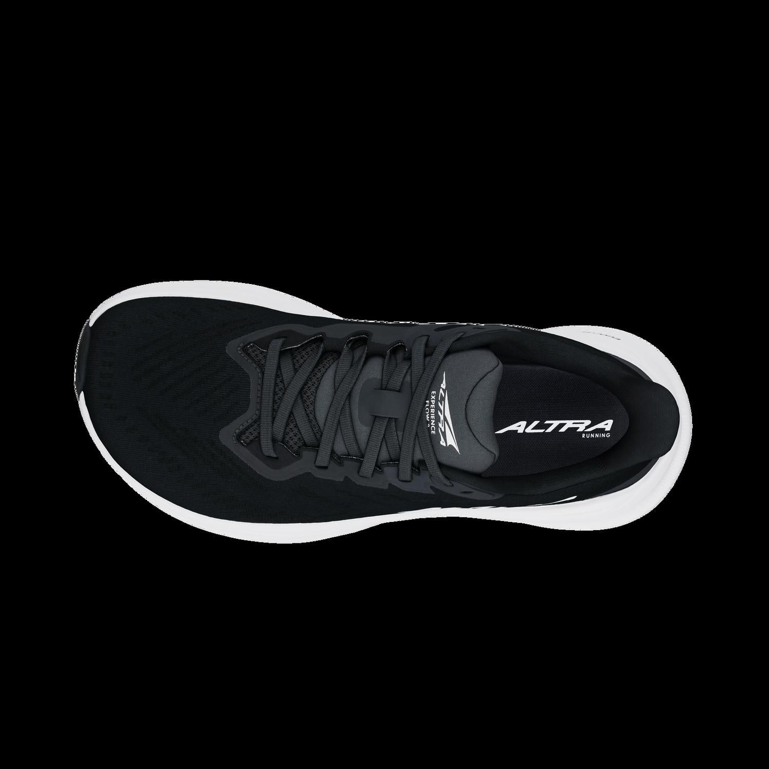 ALTRA Women's Experience Flow 2 Running Shoes in black white 3 - women's shoe - detail view