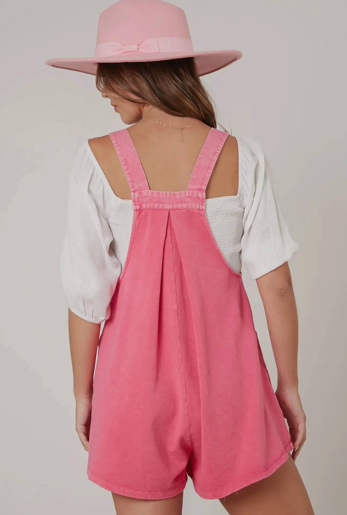 Peach Love - Maddie Cotton Romper