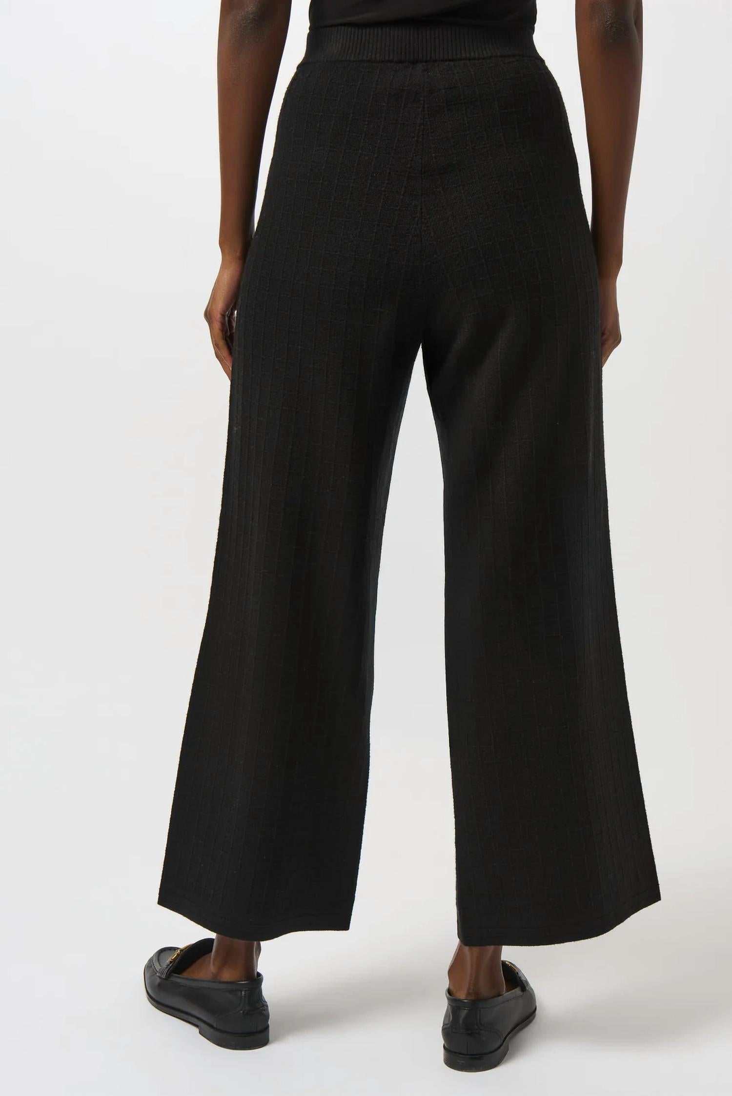 Joseph Ribkoff - Pull On Wide Leg Ankle Pants