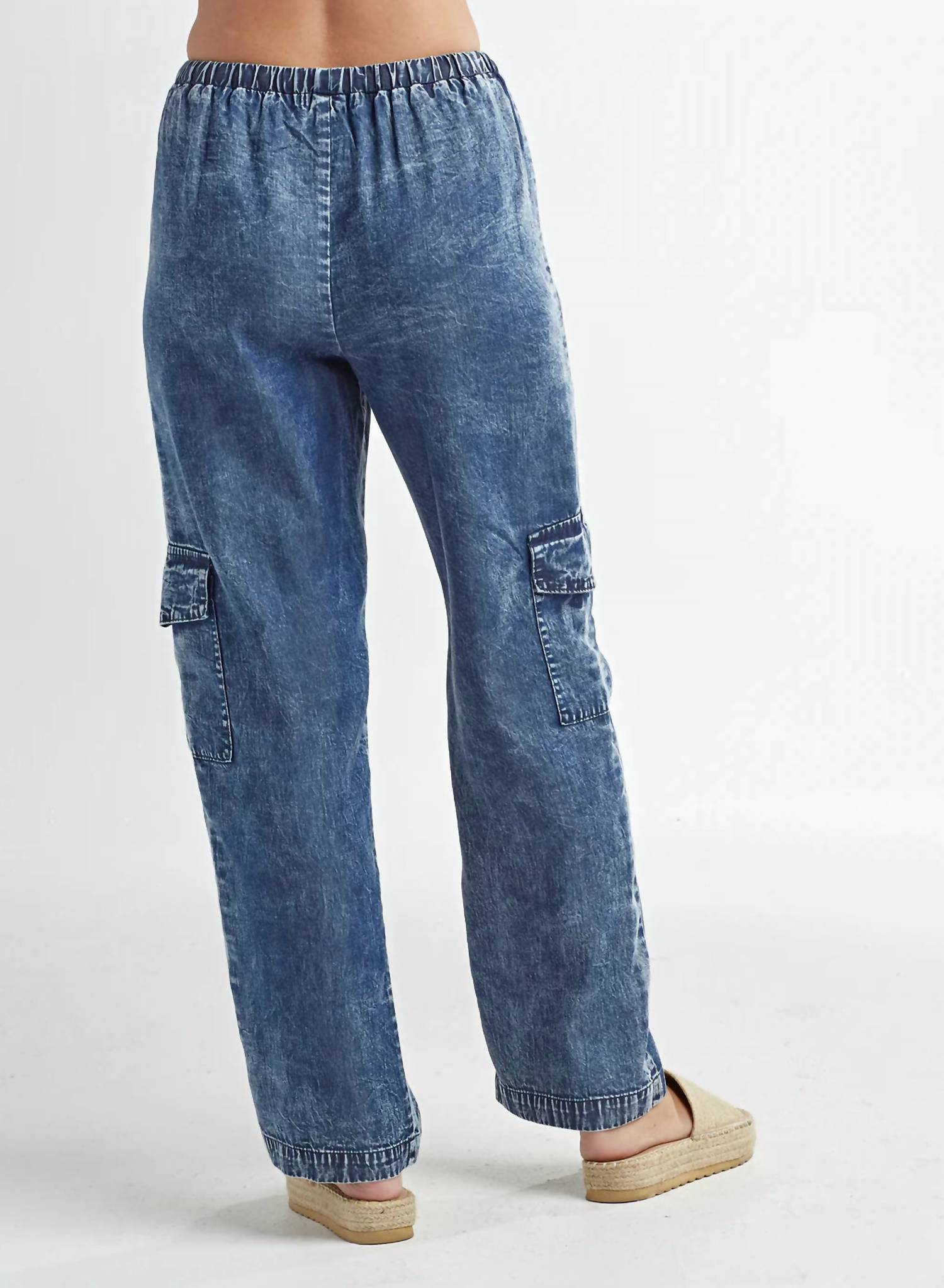 Red Haute - Denim Cargo Pant