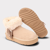 Lamo Women's Amari Suede Platform Boot in sand - women's shoe - view 8
