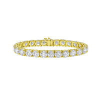 Diana M Jewels - Women's Round Lab-Grown Diamond Jewelry Bracelet (16.30 Ct) - Signature