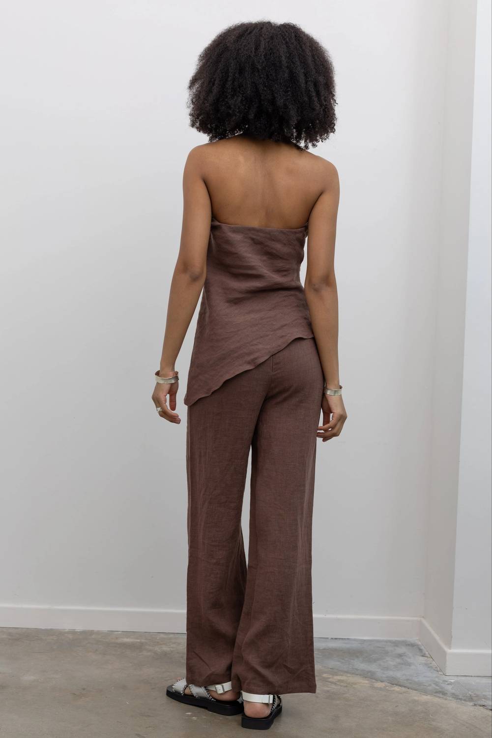 Collective - Wide Leg Linen Pants