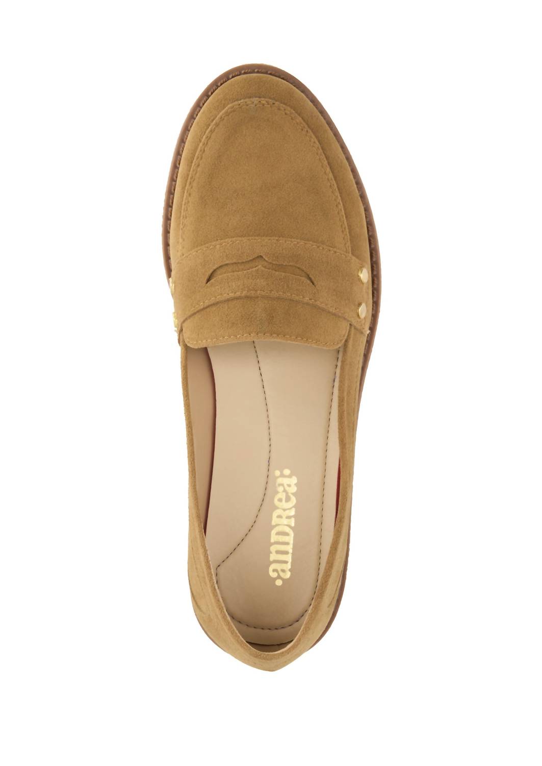 Andrea Women's Slip-on Loafer in beige - women's flats - alternate view