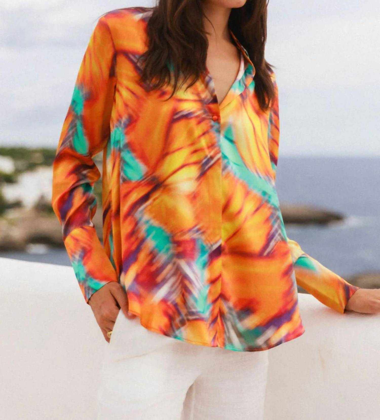Catherine Gee - Daria French Cuff Blouse