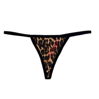 Ed Hardy Leopard G String Panty in multicolor - women's intimate - alternate view