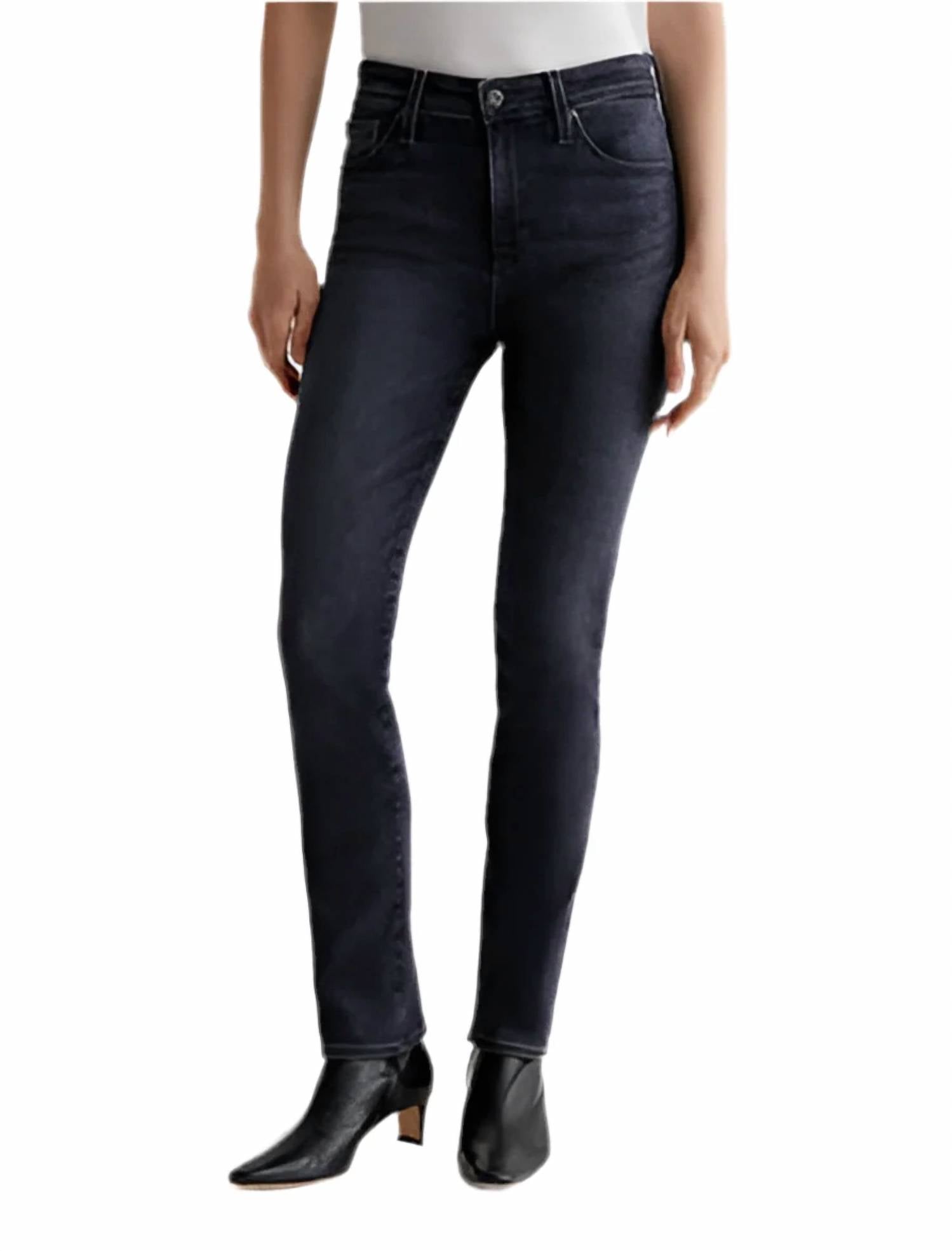 Ag Jeans - Mari Mid Rise Slim Straight Jeans