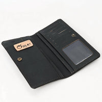 Ohlay - Women's Hand-tooled Leather Western Floral Wallet