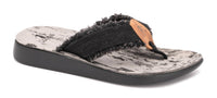 Corkys Footwear - Women's Shaved Ice Frayed Edge Flip Flops