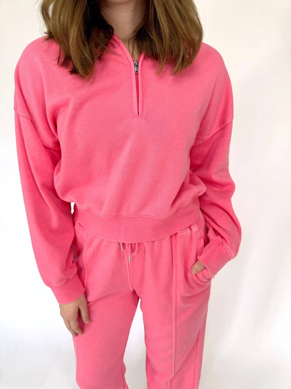 Hyfve - Cozy Matching Sweatshirt And Pants Lounge Set