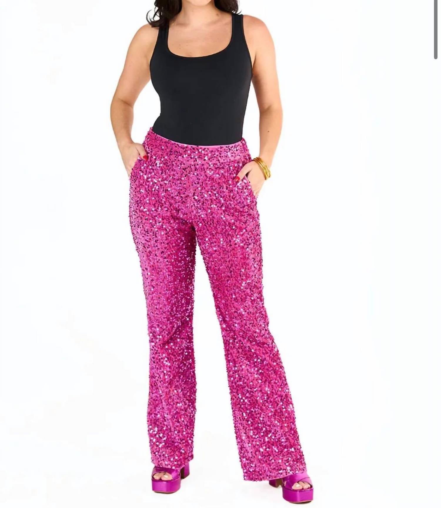 Buddylove - Shannon High Waisted Sequin Pants
