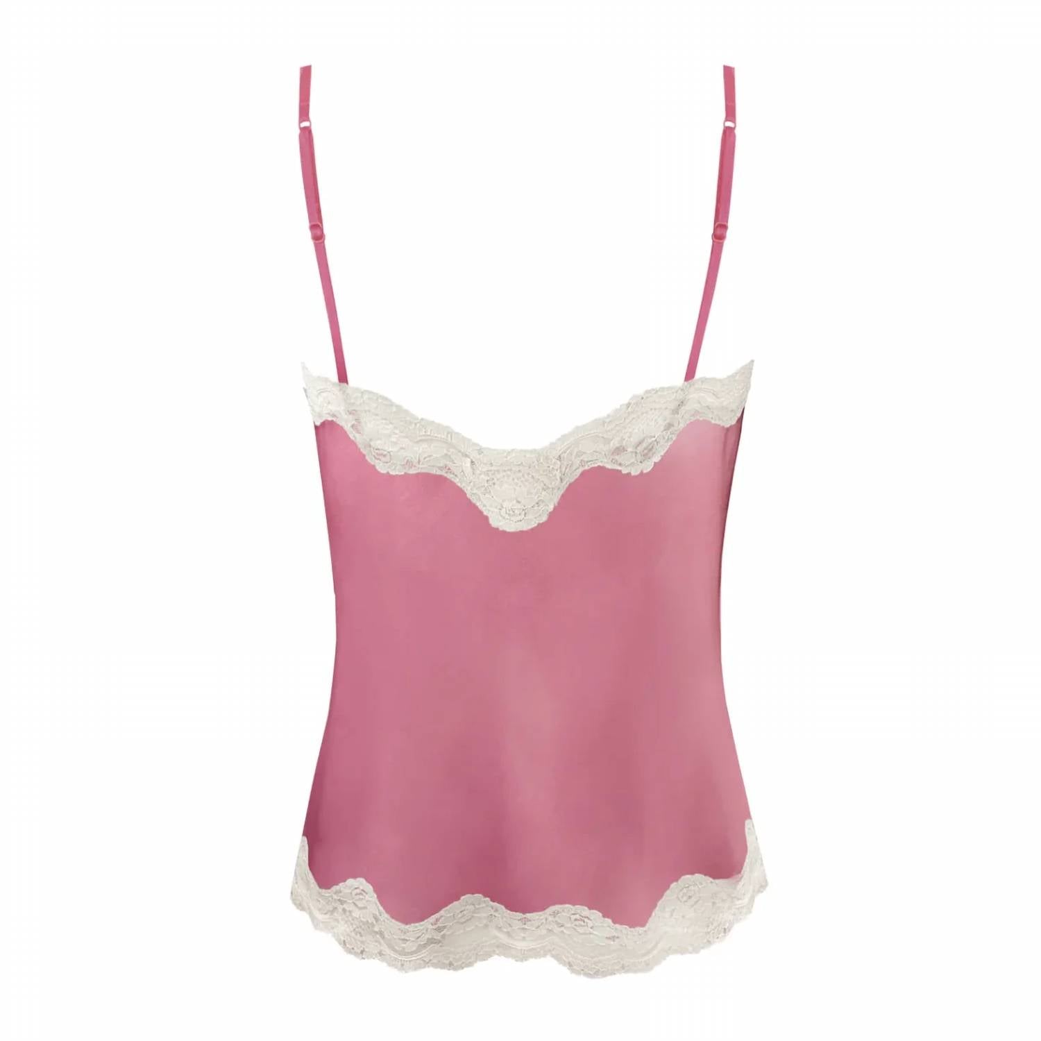 Gold Hawk - Women's Silk With Lace Camisole
