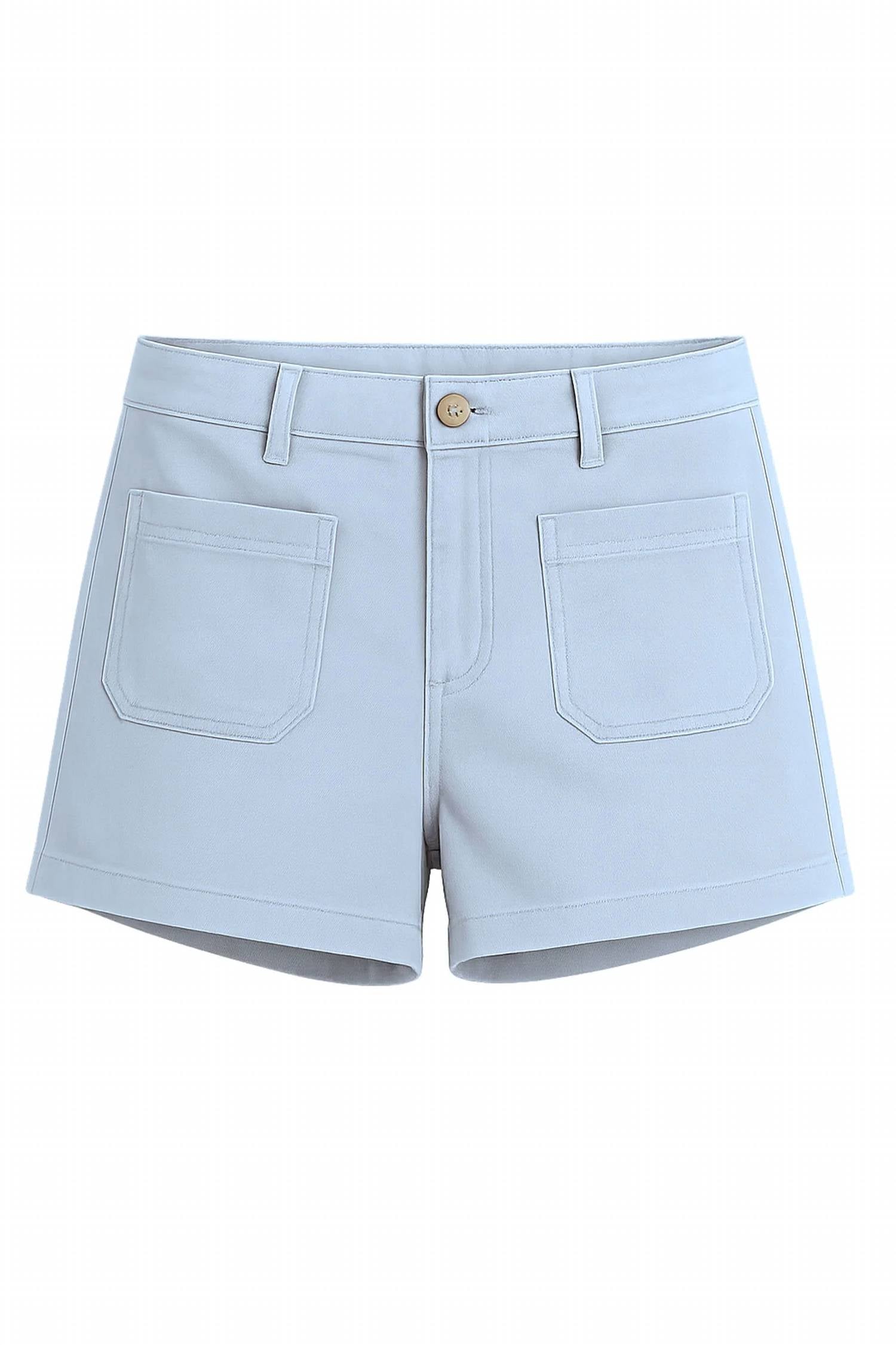 Another Love - Women's Carlise Raindrop Patch Pocket Shorts