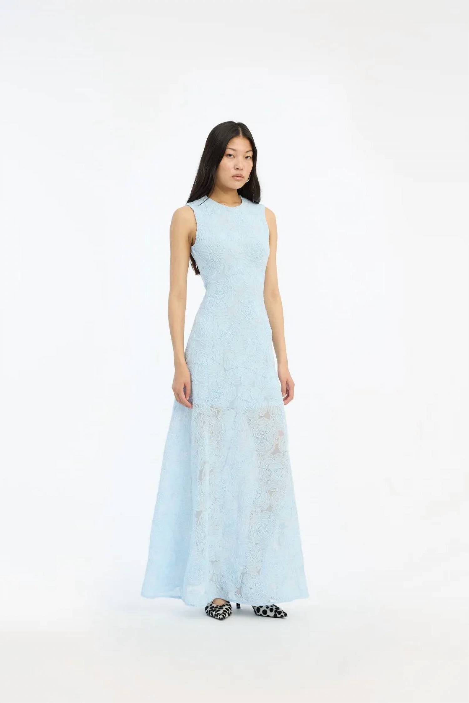 Rotate - MESH MAXI DRESS