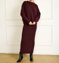 Line And Dot - Women's Hart Sweater Skirt
