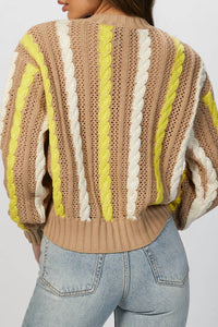 CABLE-KNIT SWEATER