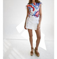Never A Wallflower - Cinch Waist Top