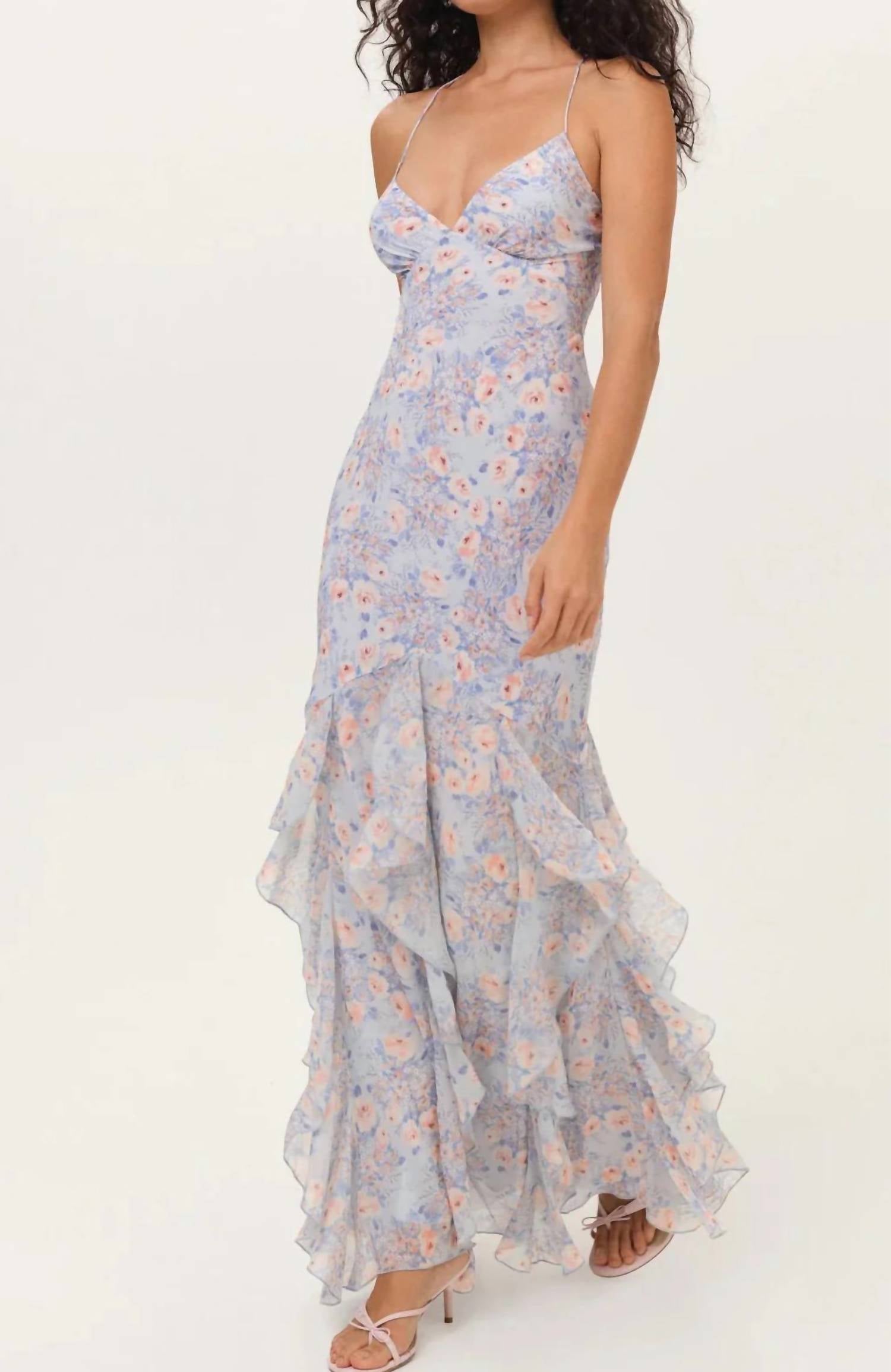 Lil Lemons By For Love And Lemons - Elea Maxi Dress
