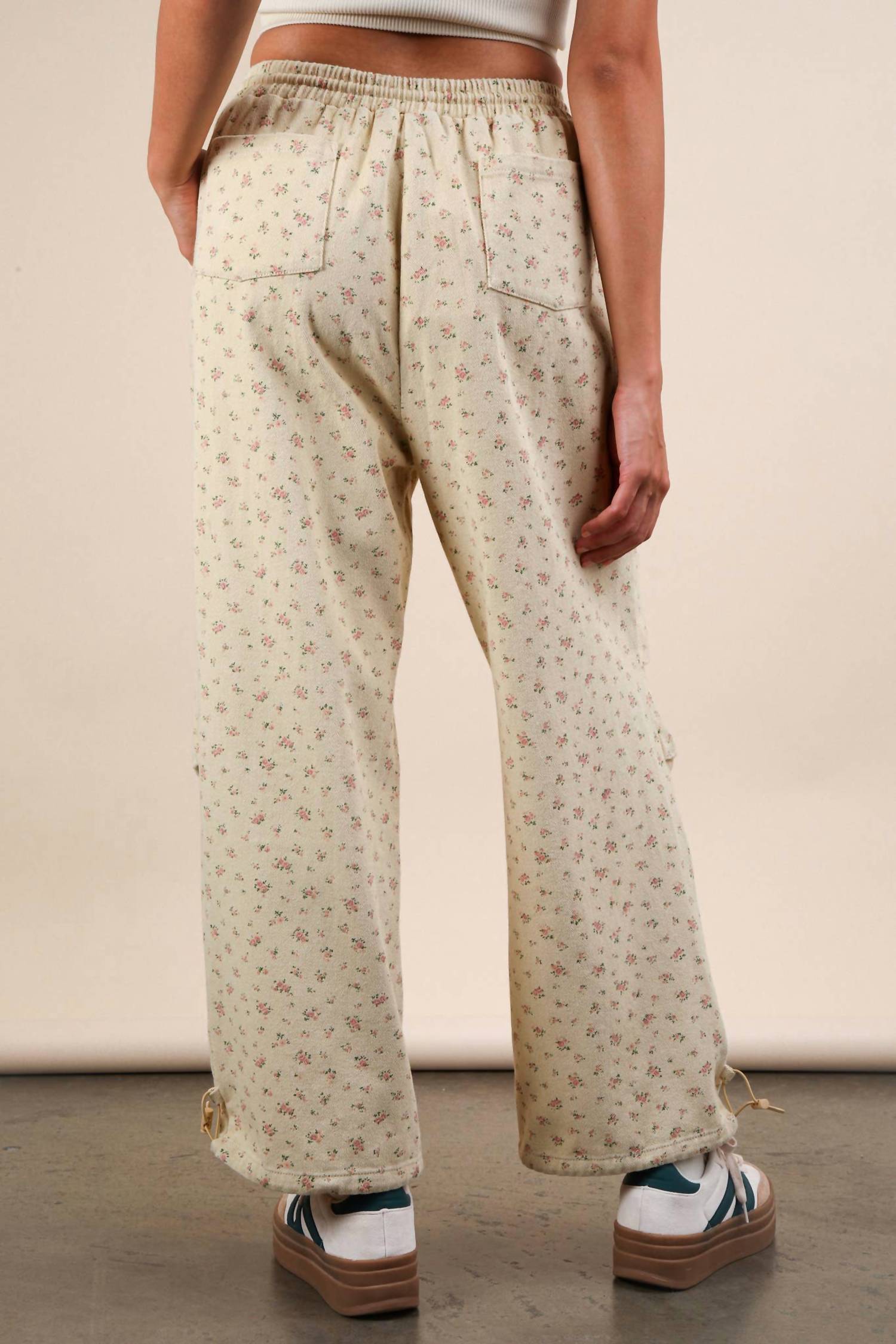 Very J - Floral Print Pants