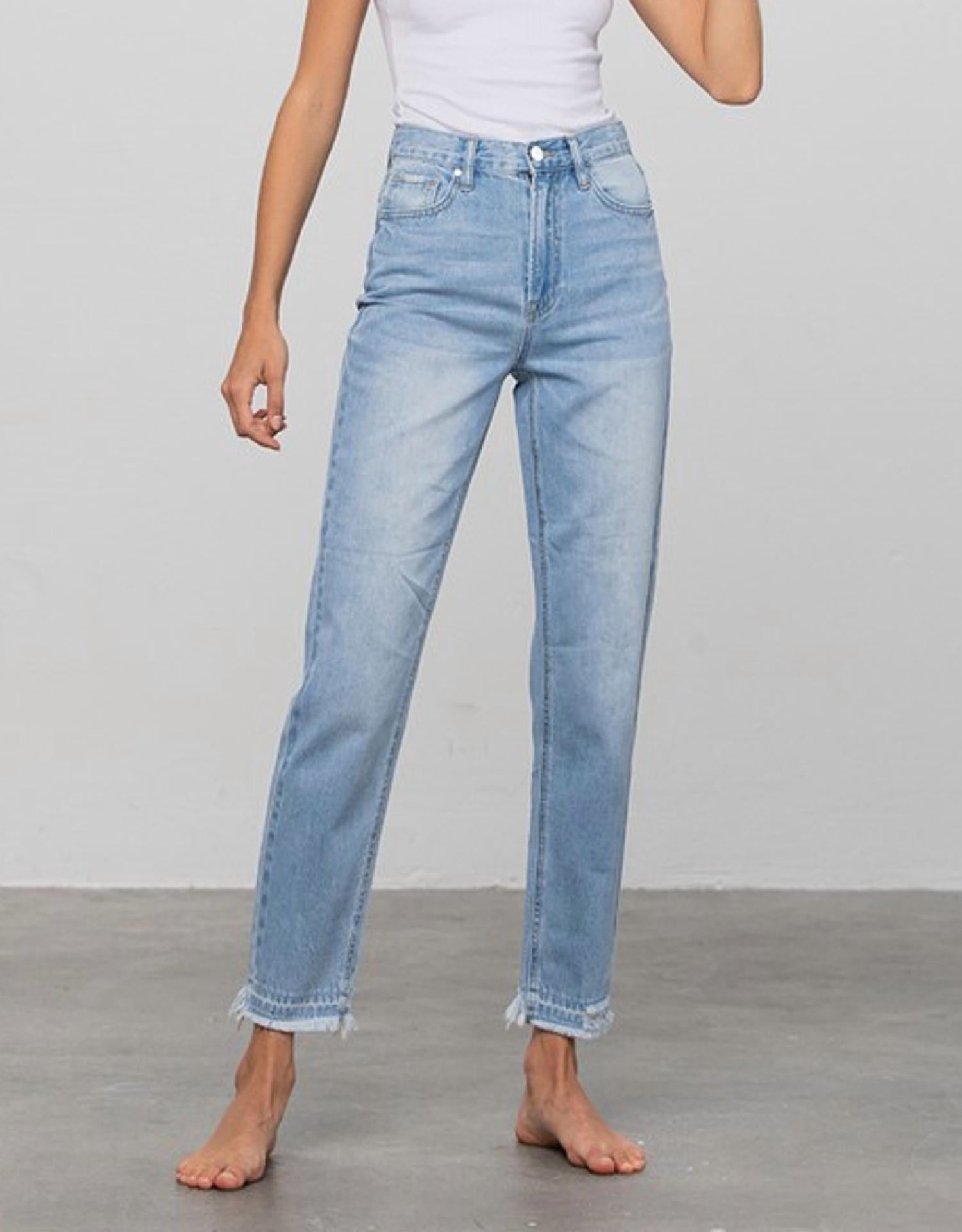 Insane Gene - High Rise Premium Girlfriend Jeans